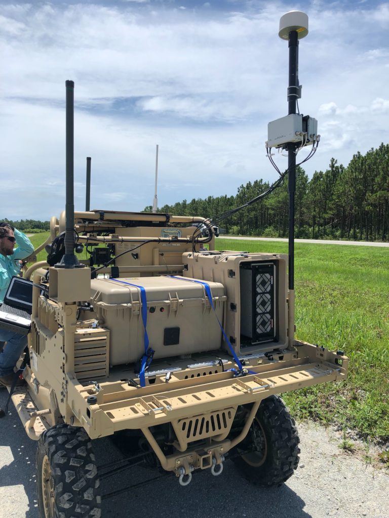 Orion on military vehicle